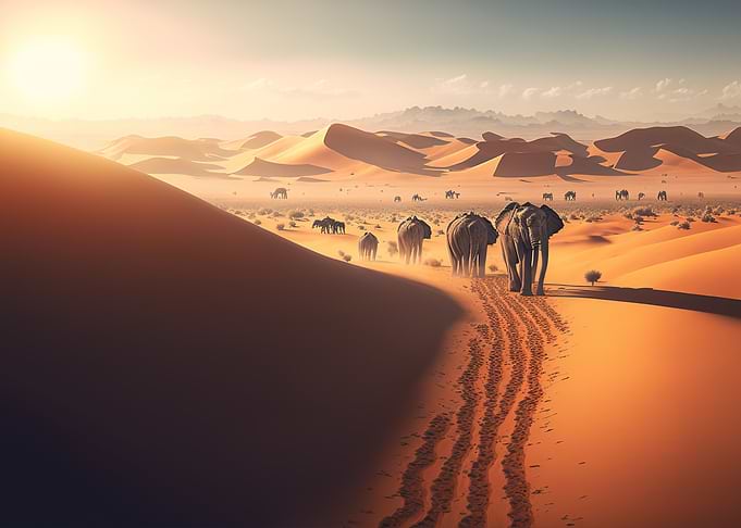 Wild Elephant Animal