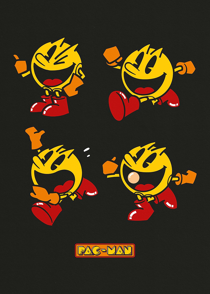 Four PAC-MANs
