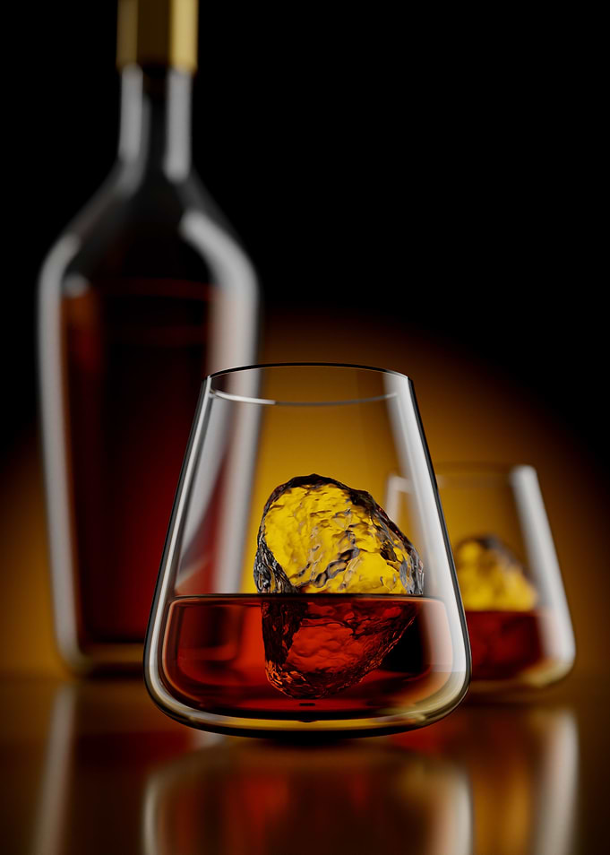Whiskey or Rum Glass
