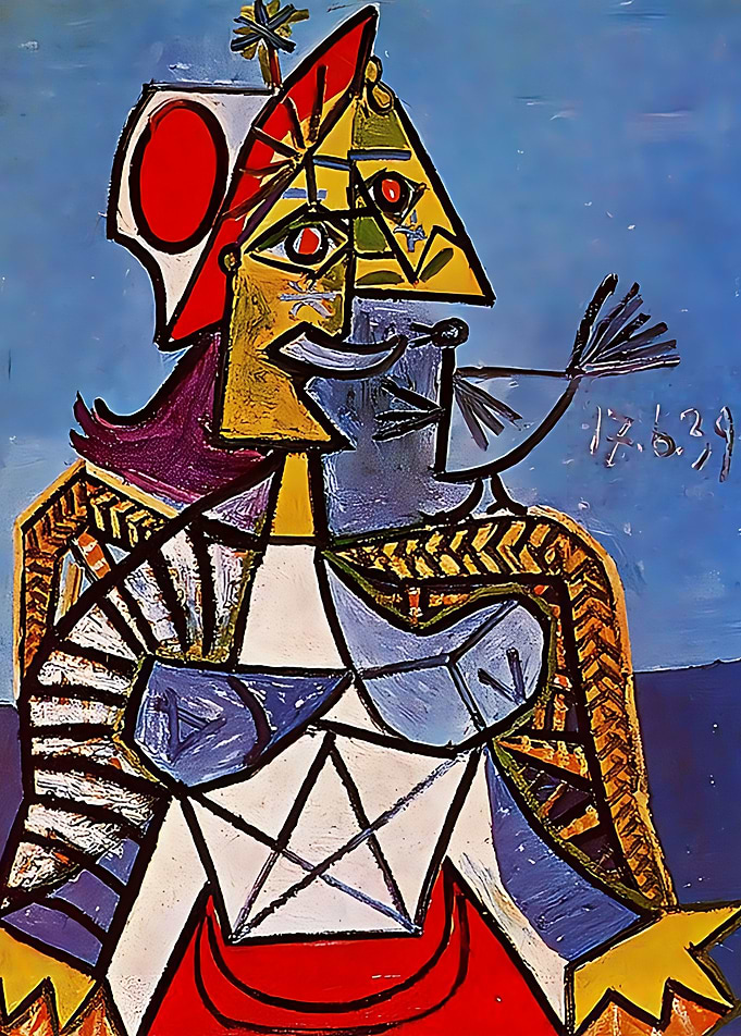 seated woman 1939 Picasso