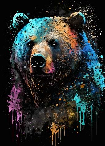 Paintsplash Bear