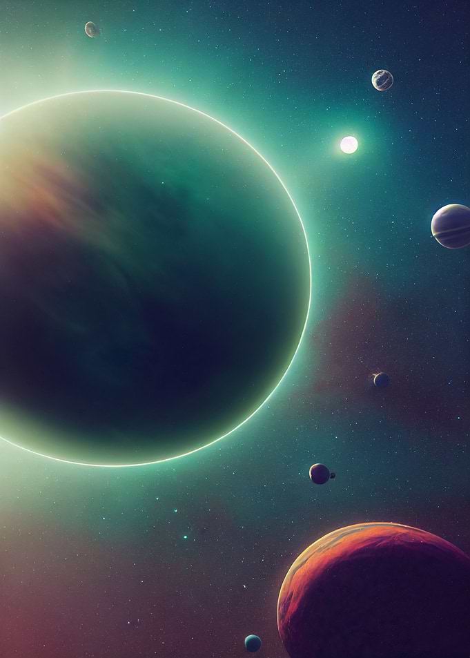 Planets in sideral space