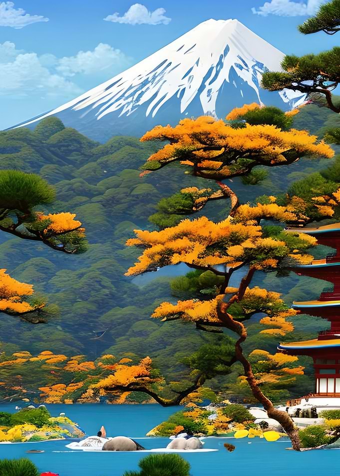 Mt Fuji in Autumn