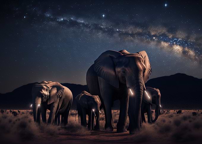 Wild Elephant Animal