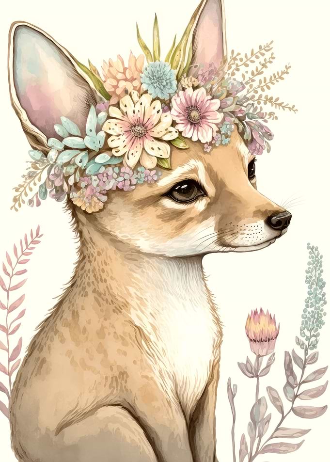 Brown Fox Portrait