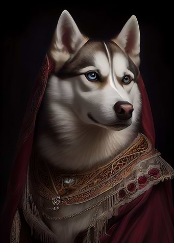 Siberian Husky Medieval