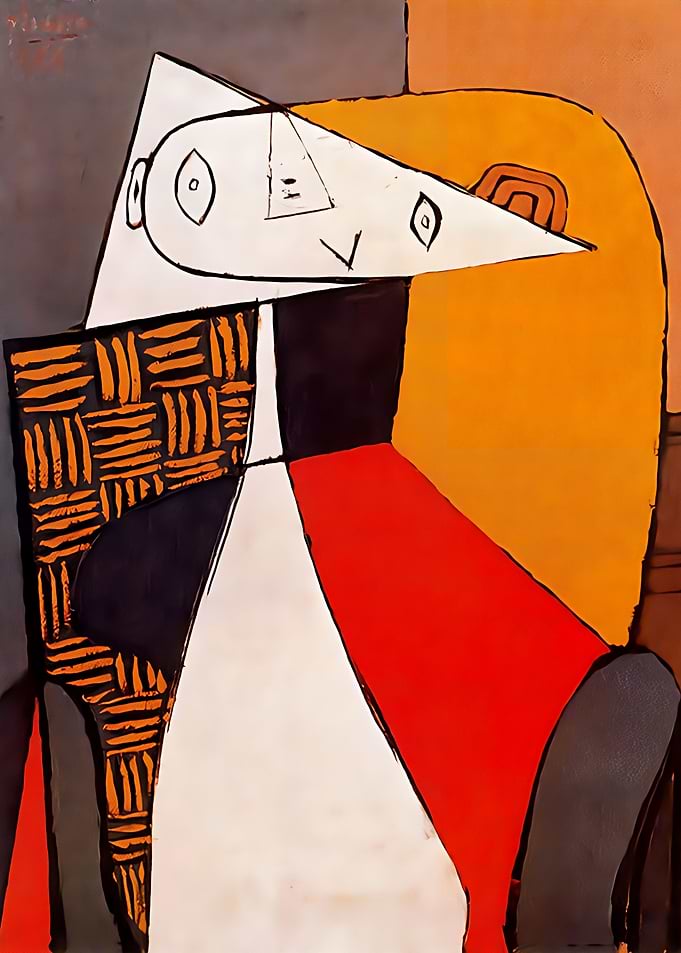 seated woman 1930 Picasso