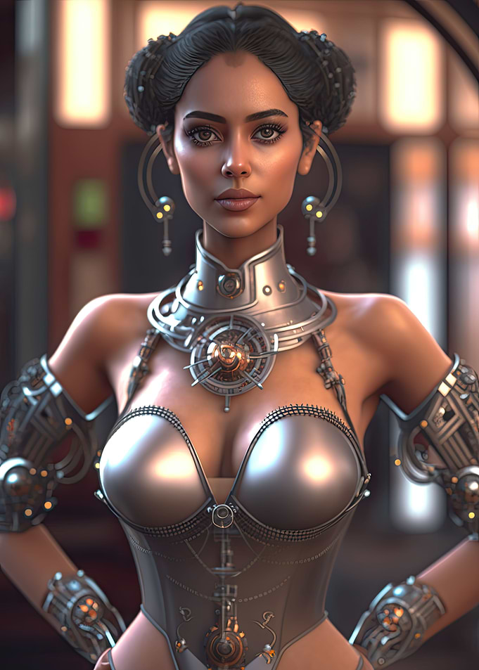 Cyberpunk Female Warrior