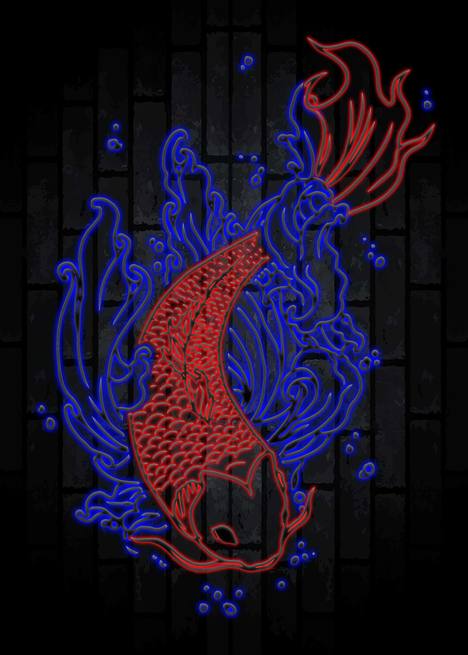 Koi Fish Neon