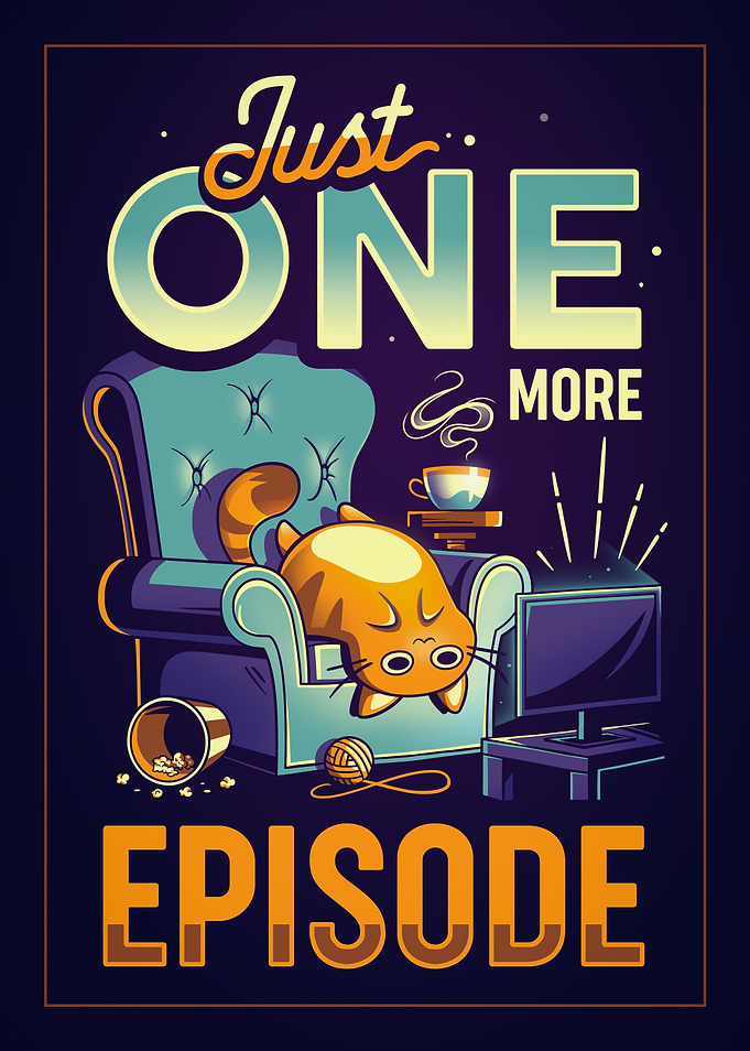 Chonky Television Addict