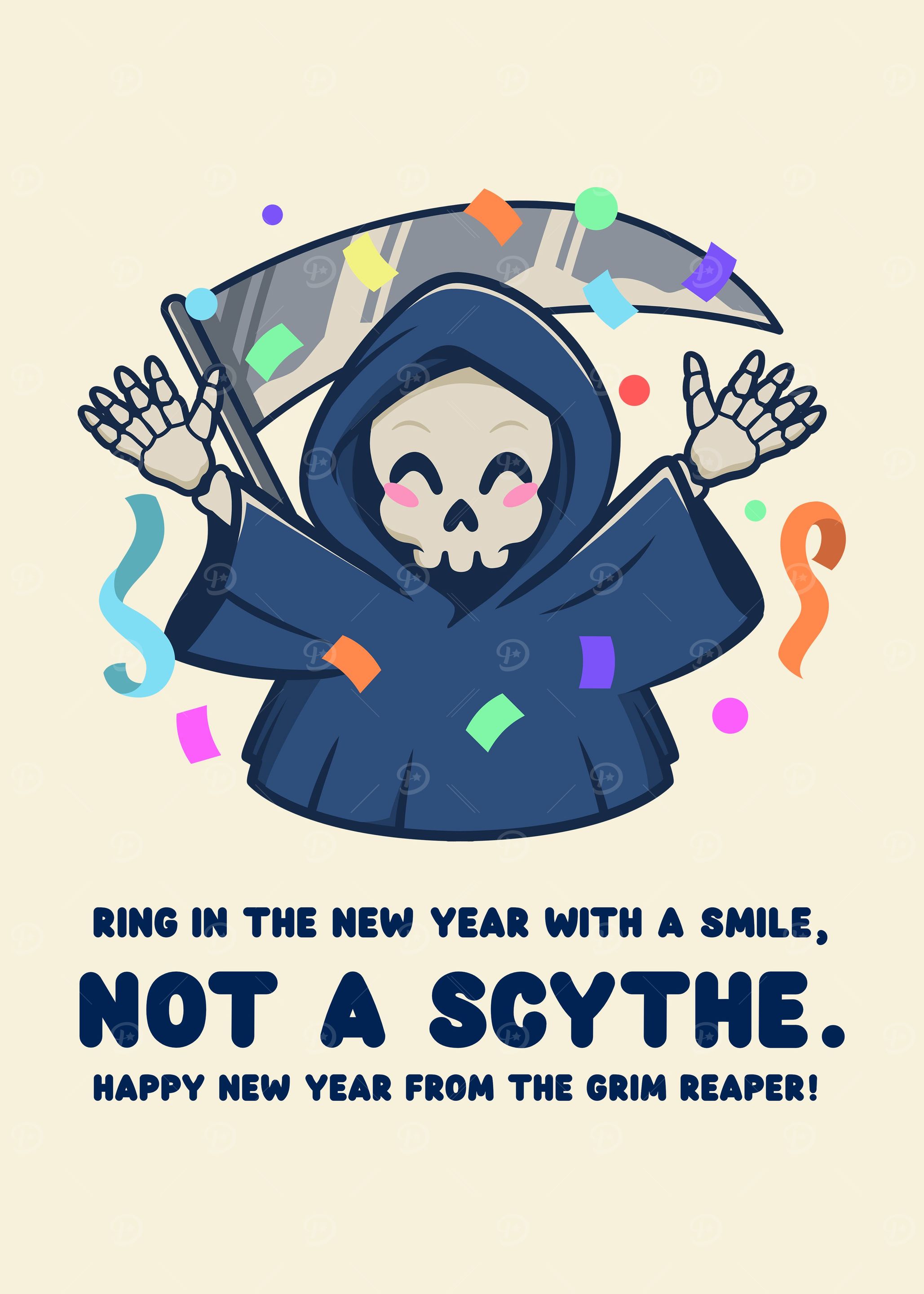 New Year Grim Reaper