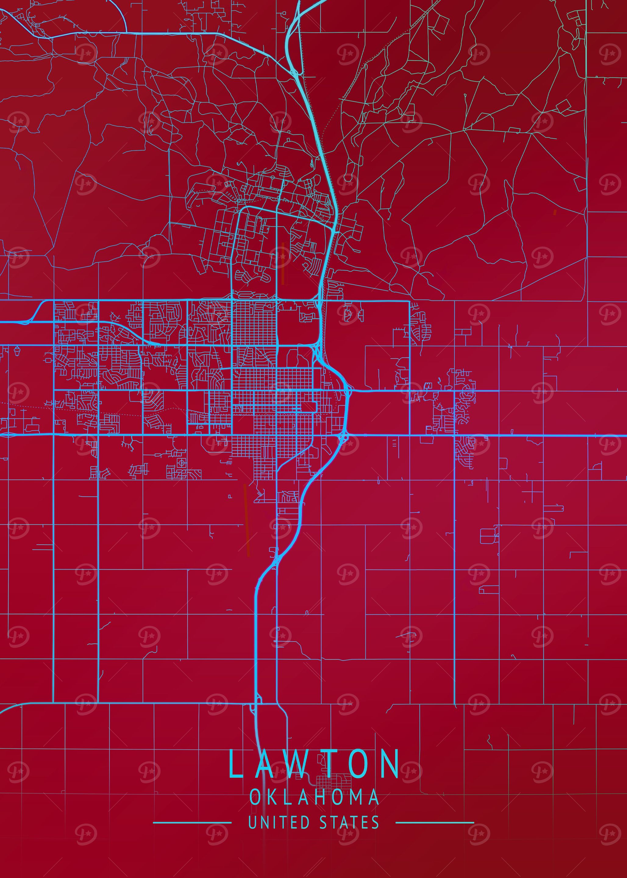 Lawton Oklahoma USA City M