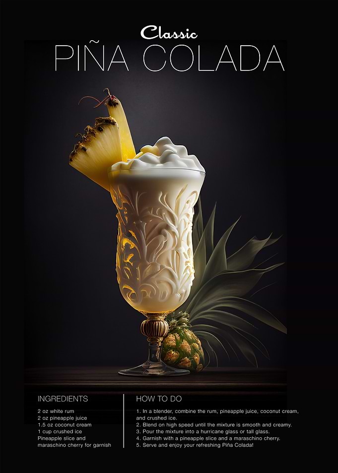 Pina Colada Cocktail