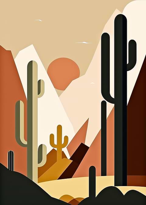 Serenity in Pastel — metal poster wall art