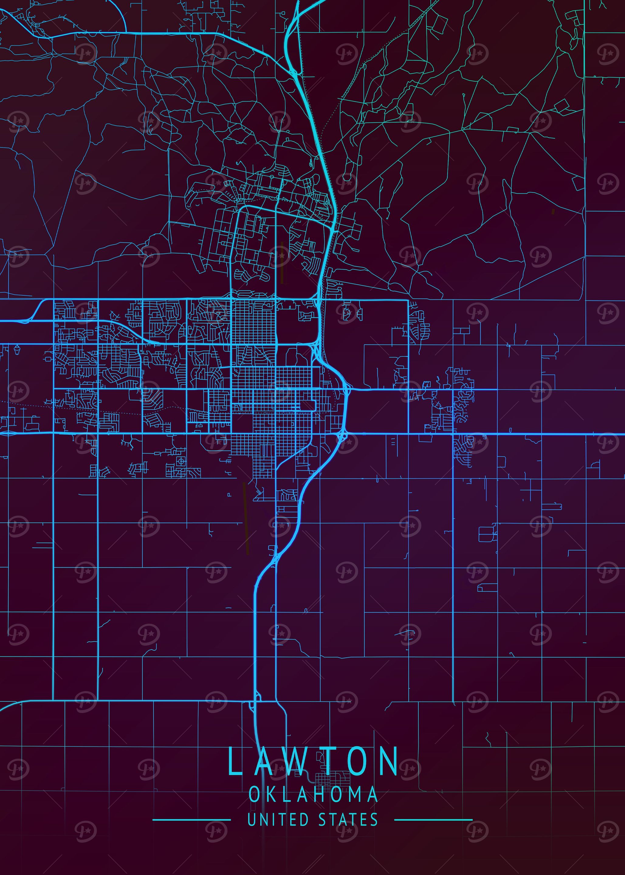 Lawton Oklahoma USA City M