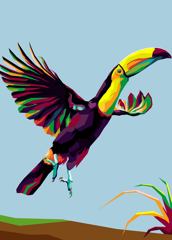 Flaying Bird in trend