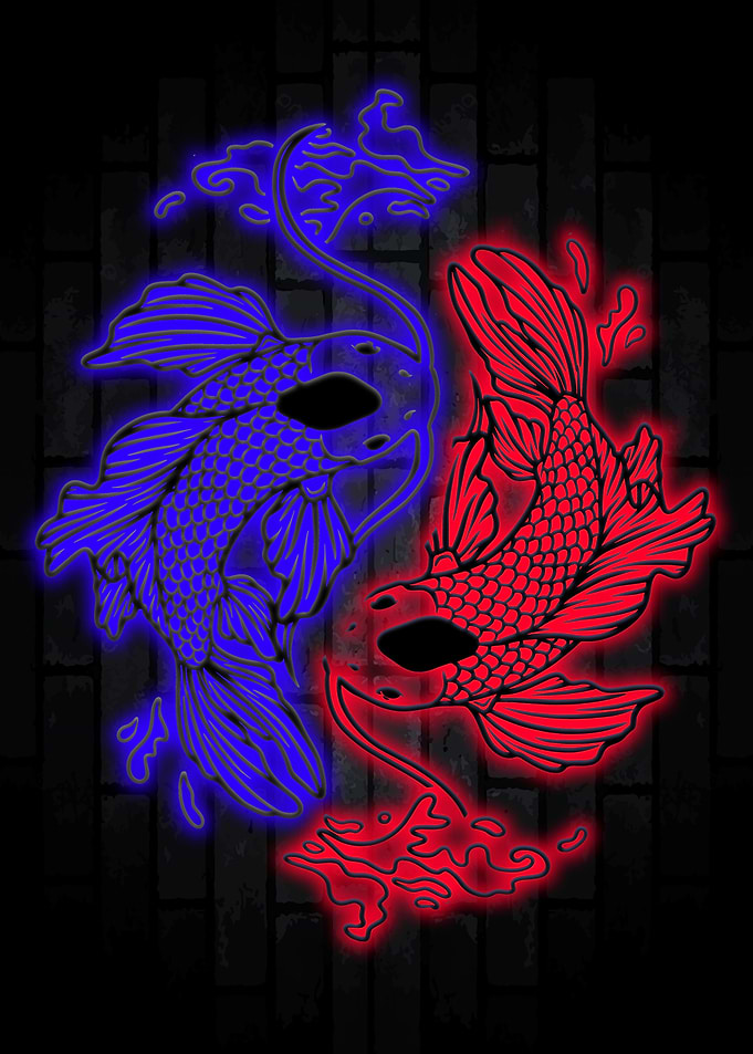 Koi Fish Neon