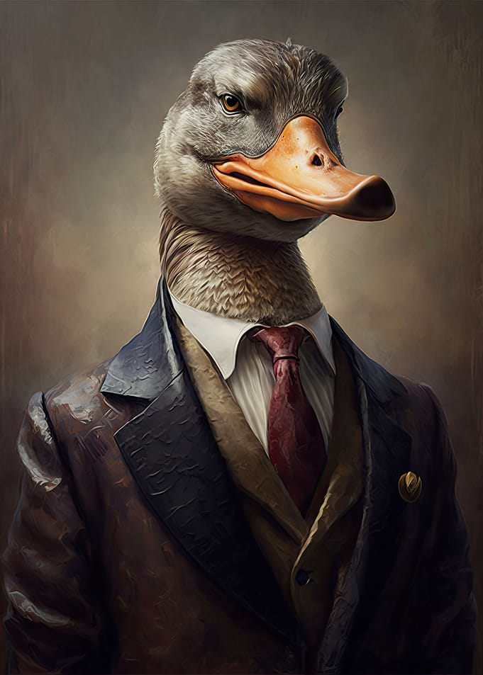 Duck In a Suit