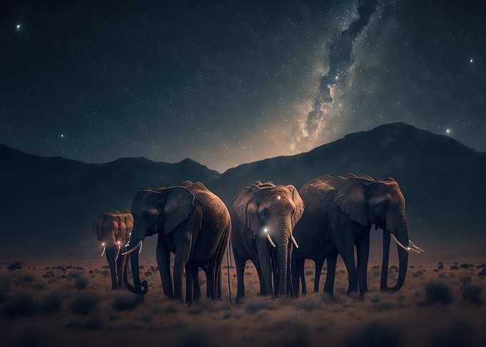 Wild Elephant Animal