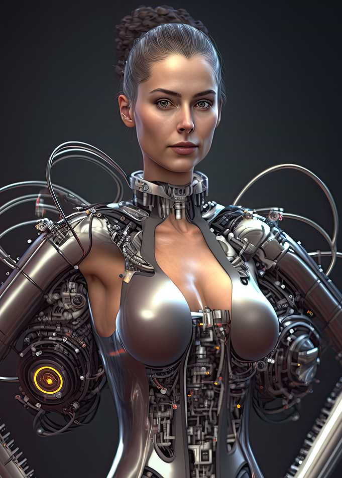 Cyberpunk Female Warrior