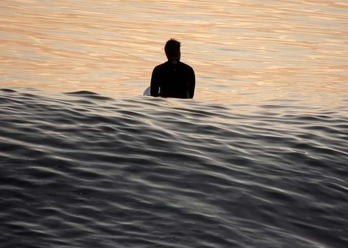 Sunset Surfing