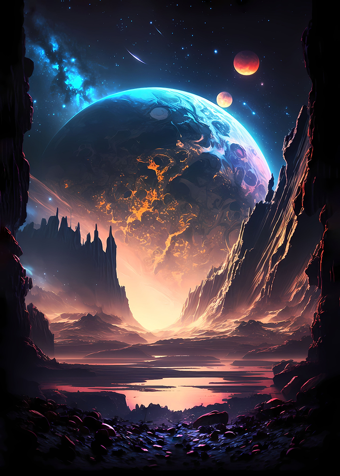 Celestial Nature Landscape