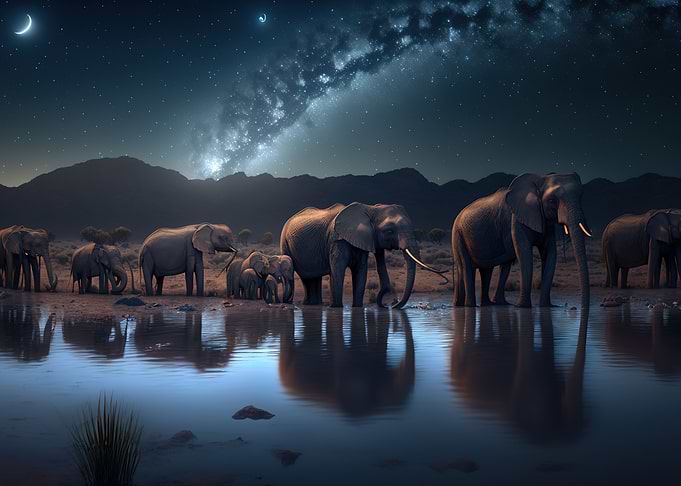 Wild Elephant Animal