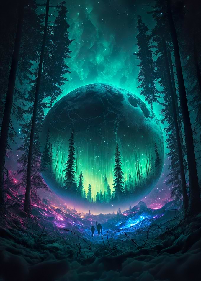 Forrest Moon Polar Lights