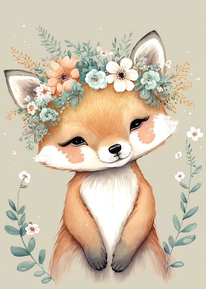 Brown Fox Portrait