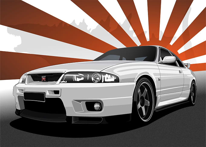 NISSAN GTR R33 SKYLINE
