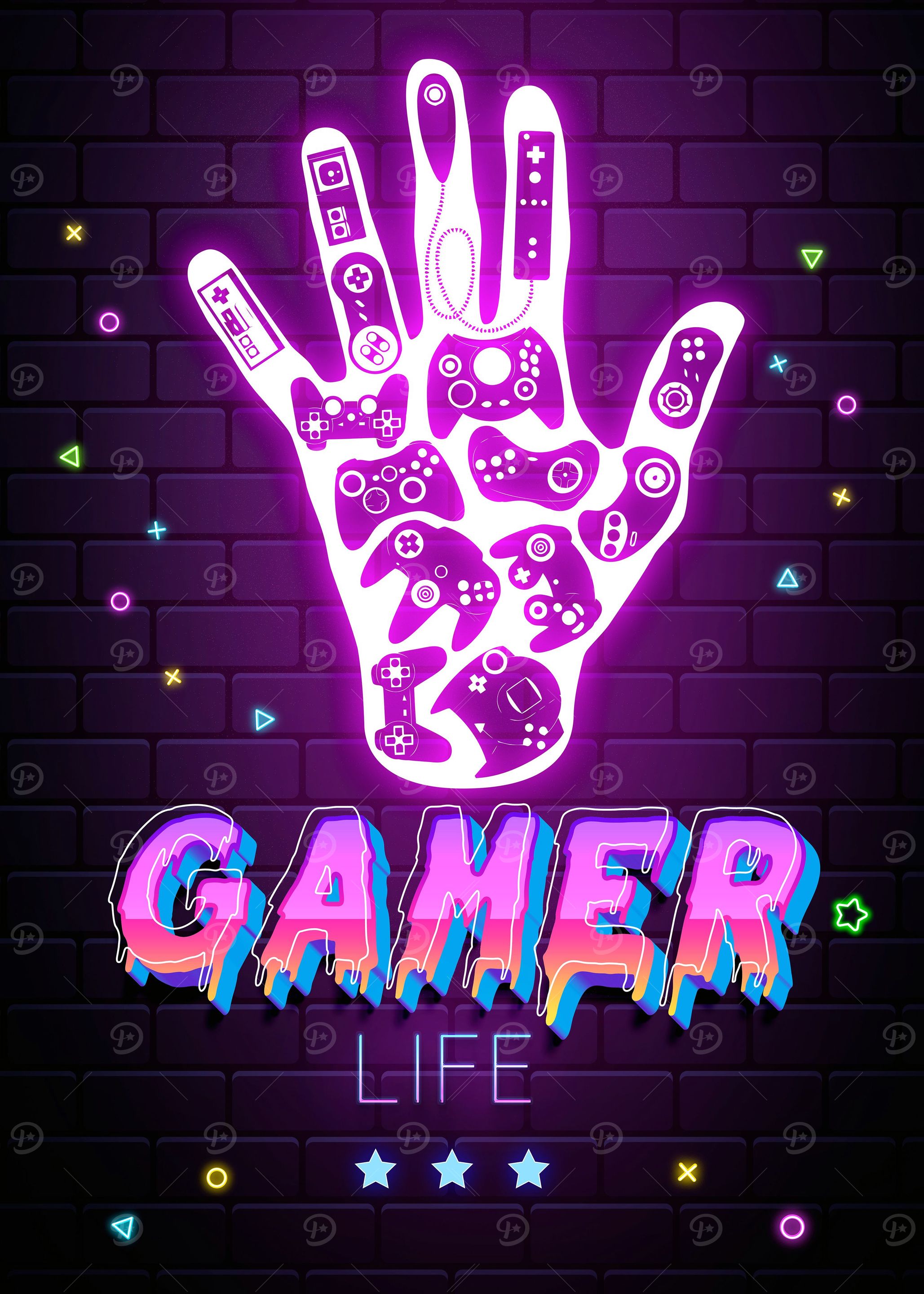 gamer hand life