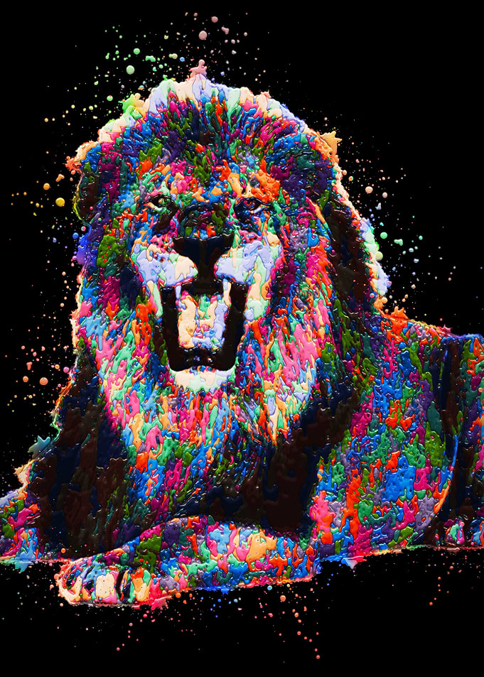 Lion Painting