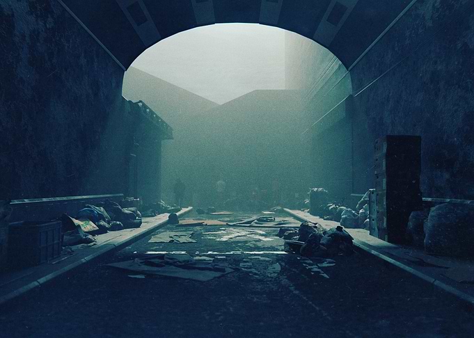Trash Street Scene 1