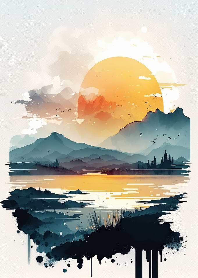 Watercolor Naturescape