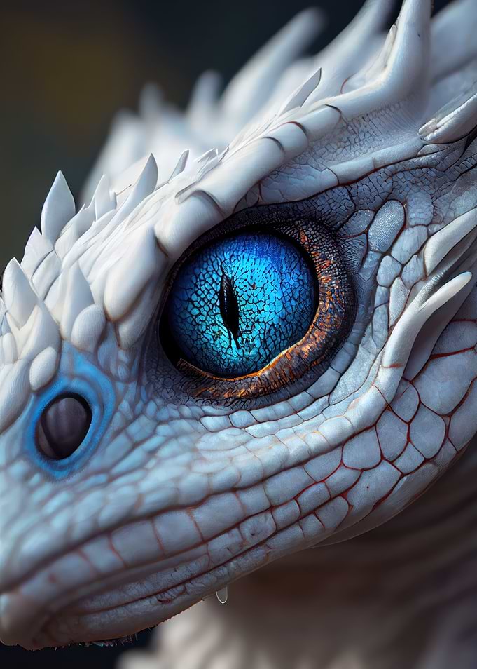 White Dragon Blue Eye