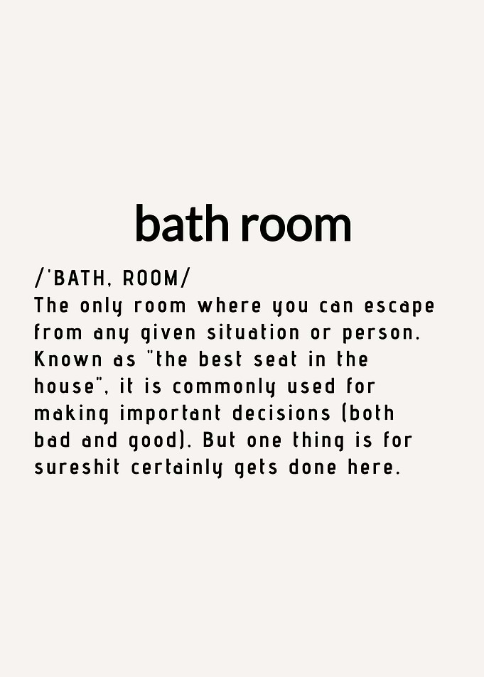 Bathroom Definition