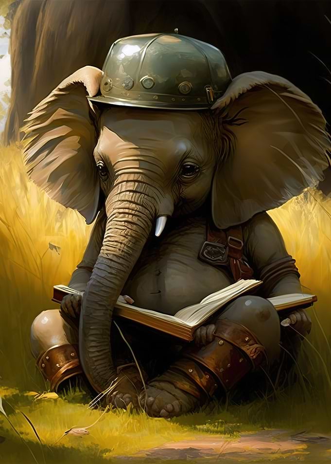 abstract elephant animal
