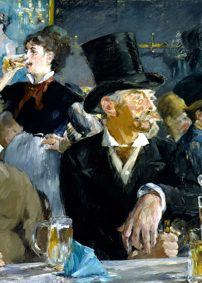 The Cafe Concert by Manet