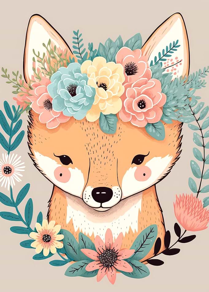 Brown Fox Portrait