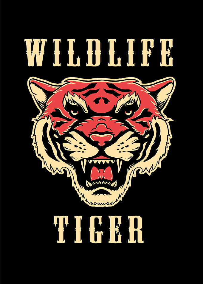 Roaring Tiger Head