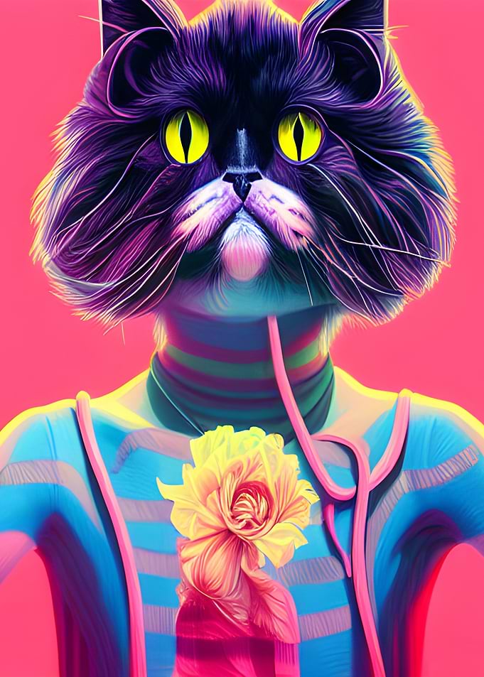 Portrait of a cat