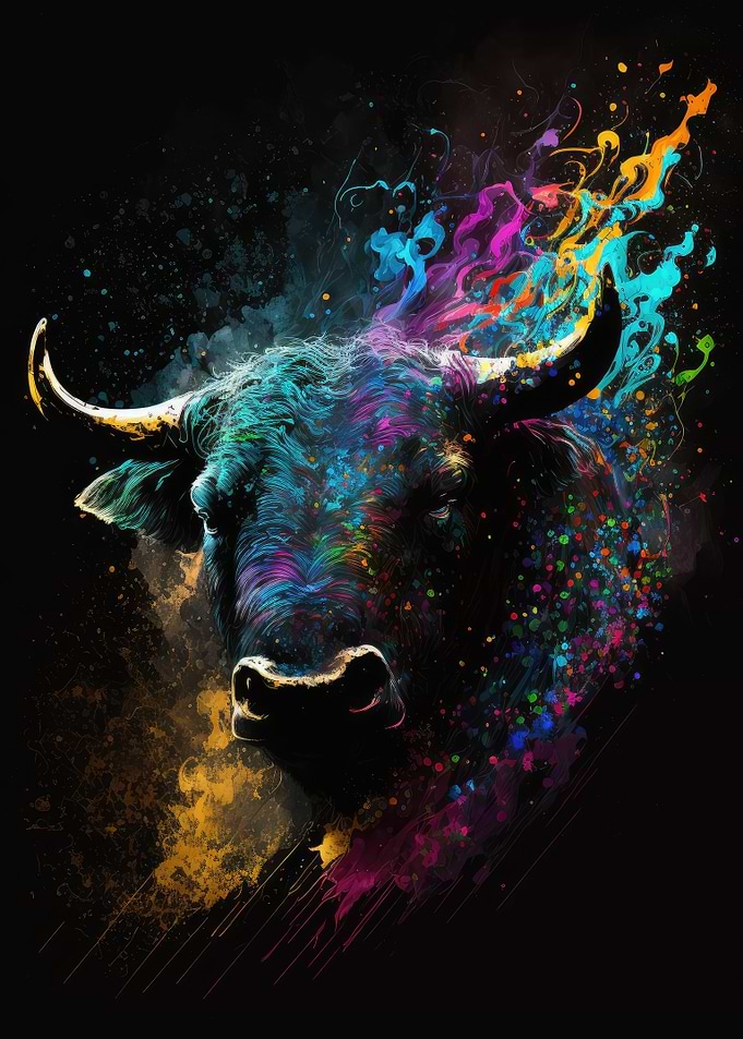 Paintsplash Bull