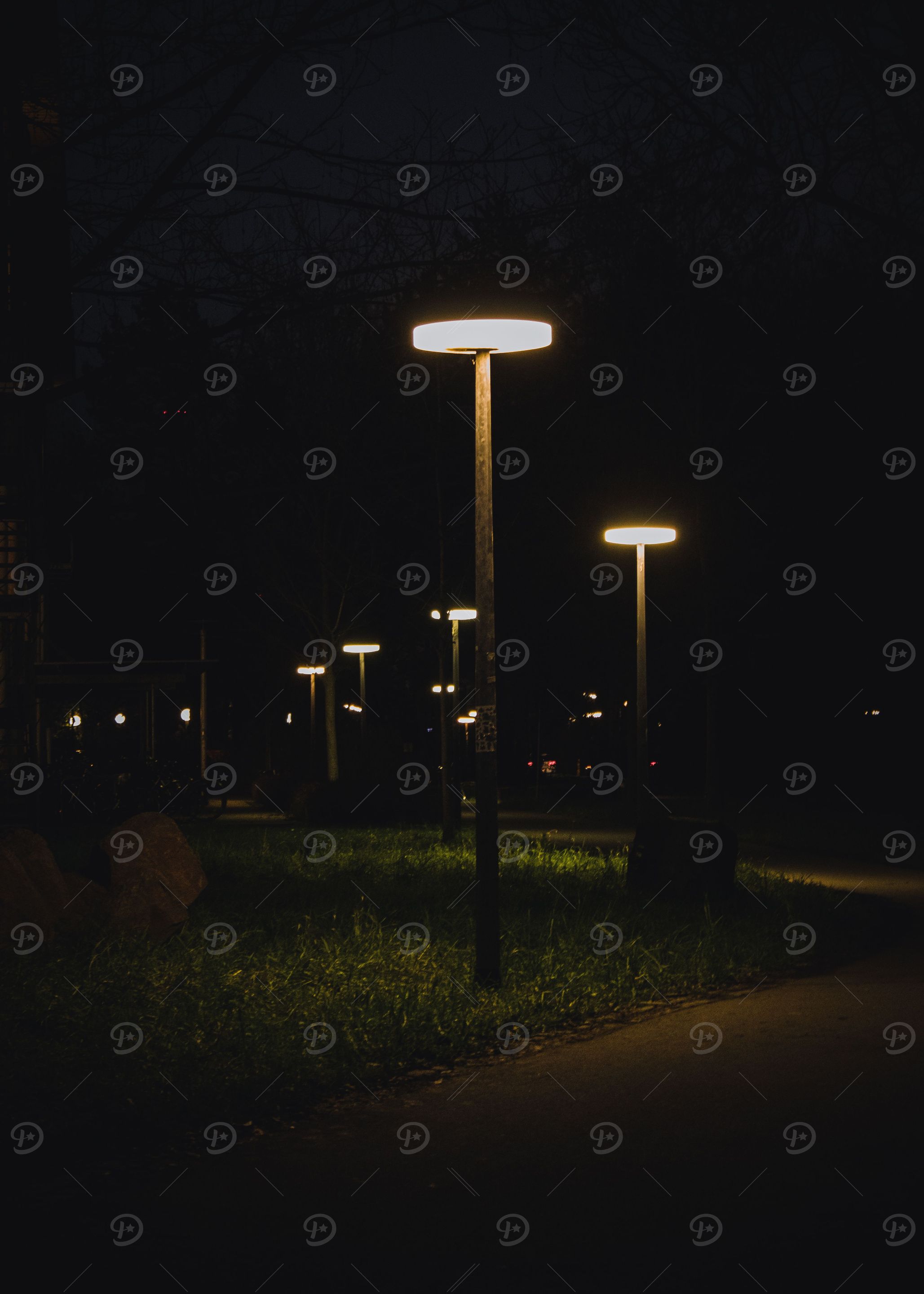 futuristic lanterns