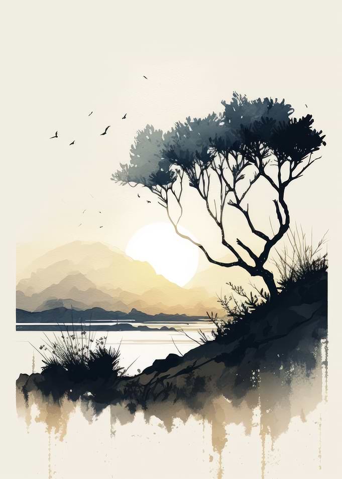 Watercolor Naturescape