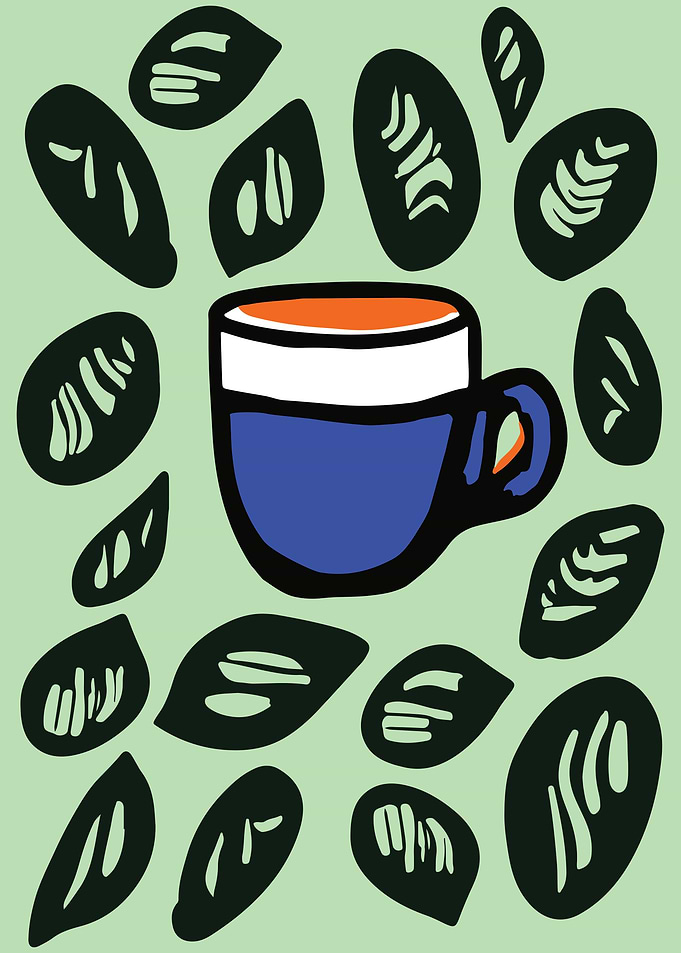 Retro Coffee Poster