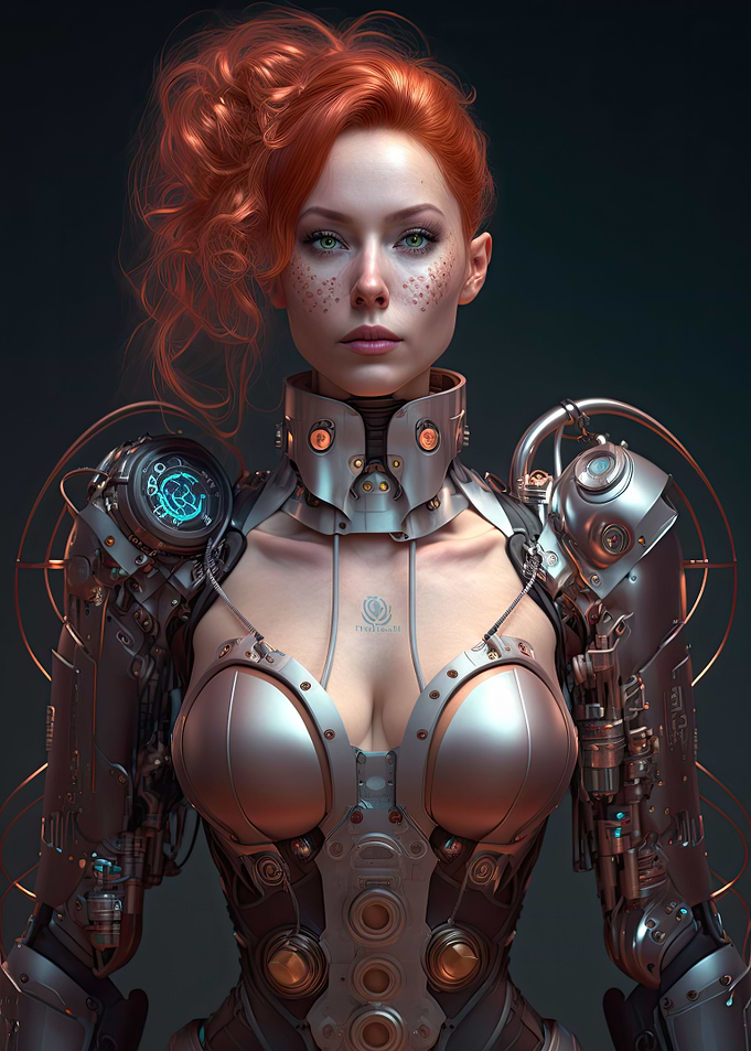 Cyberpunk Female Warrior