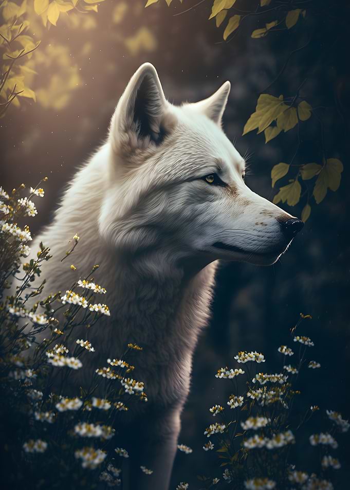 Dusk Forest Lambs Wolves