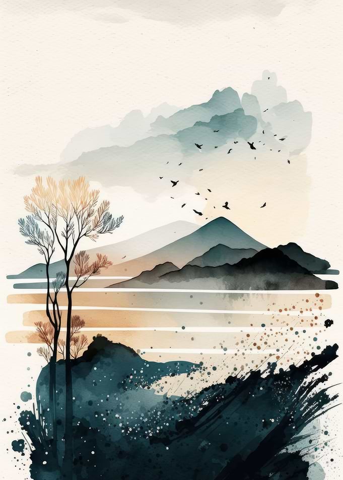 Watercolor Naturescape