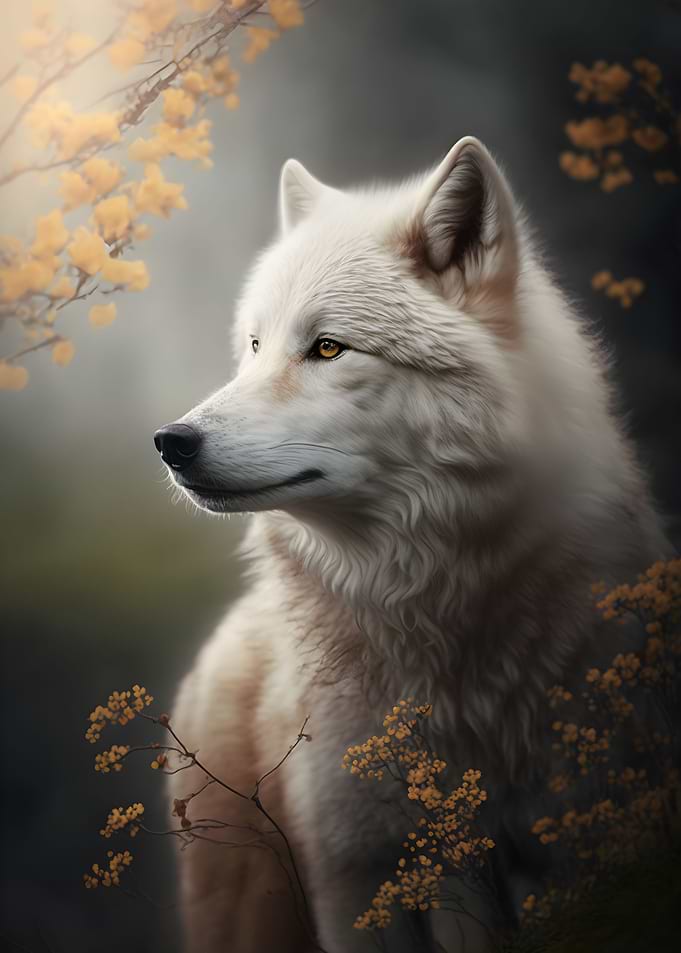 Dusk Forest Lambs Wolves