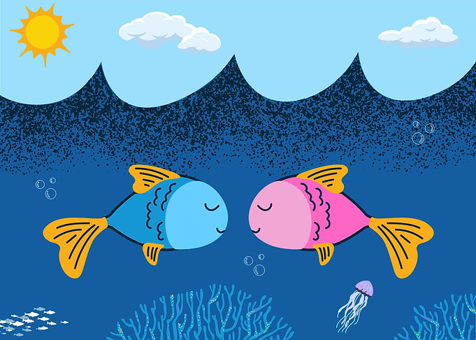 fishes and sea love